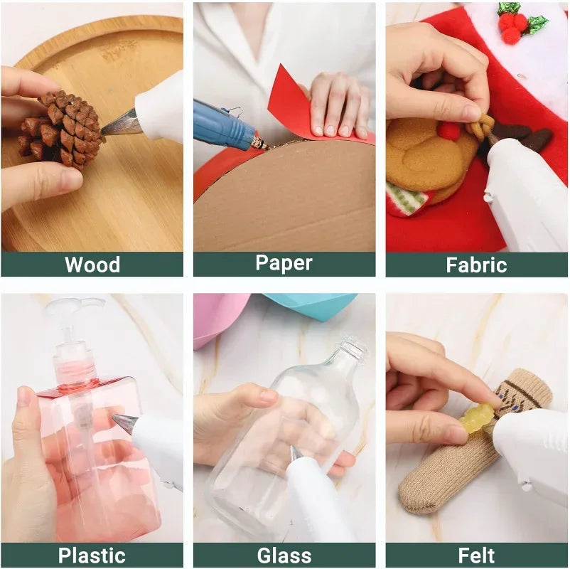 50/1x 7mm Wholesale Strong Adhesive Transparent Hot Melt Glue Sticks DIY Craft Glue Stick Repair Kit Tools for Electric Glue Gun