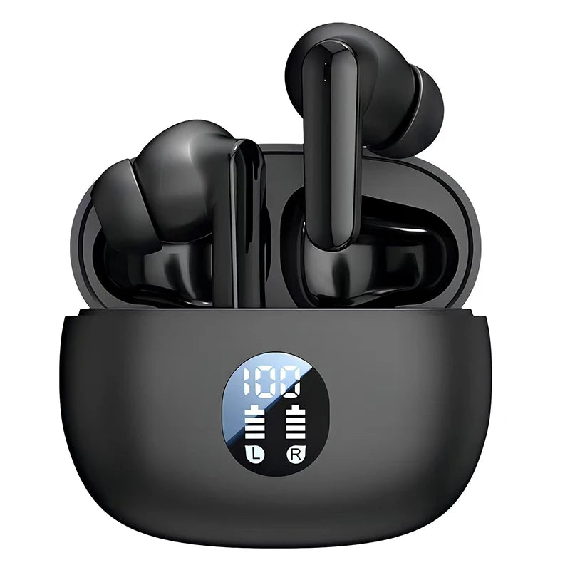UYUXIO BT5.4 Wireless Earphone 48H LED Display EarBuds with HiFi Stereo IP7 Waterproof Headphones Noise Cancelling Ear Buds