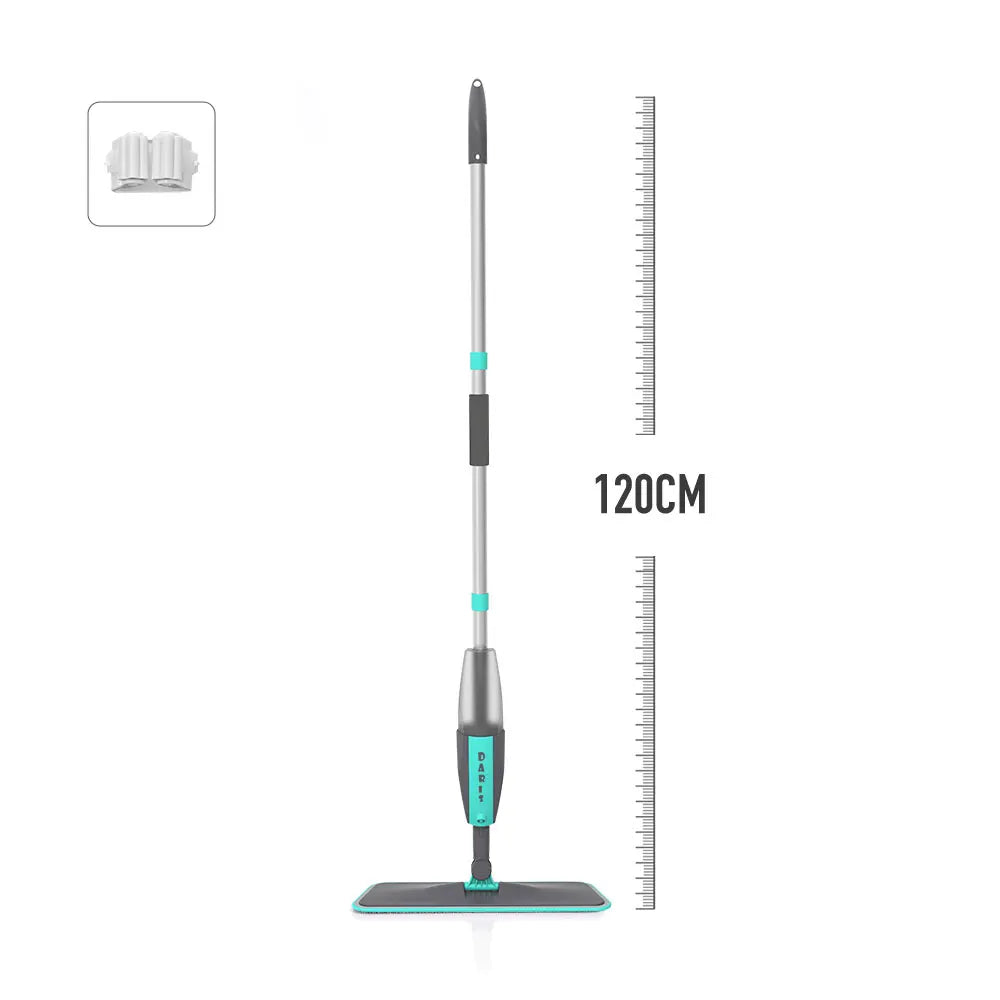 Magic Floor Cleaning Sweeper Brooms With Microfiber Pads 360° Rotation