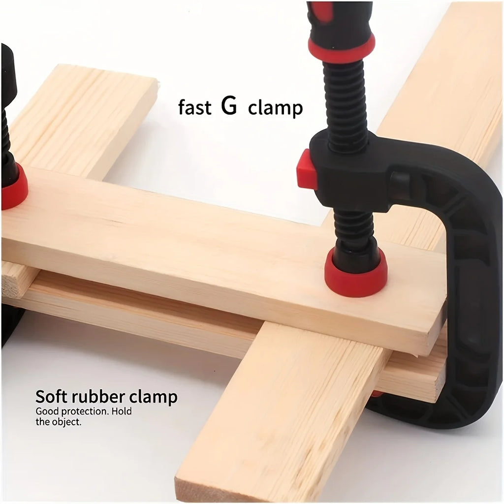 4pcs 7 Inch Plastic Spring Clamps for Woodworking