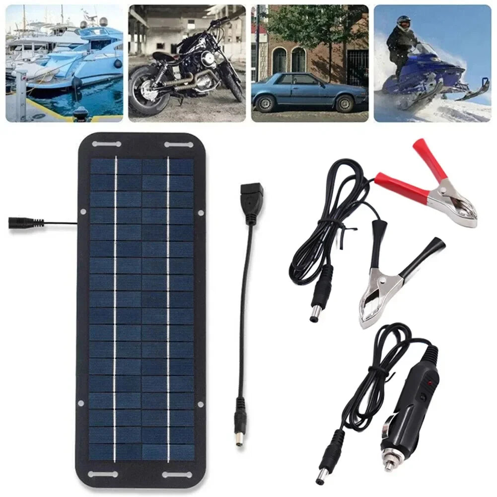 Monocrystalline Solar, Charger Battery Trickle Charger 12V