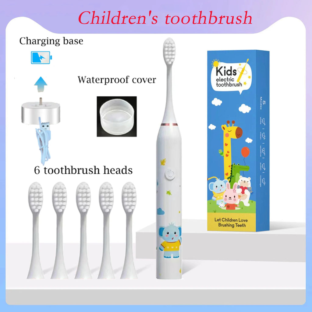 Children's Clean Sonic Electric Toothbrush Cartoon