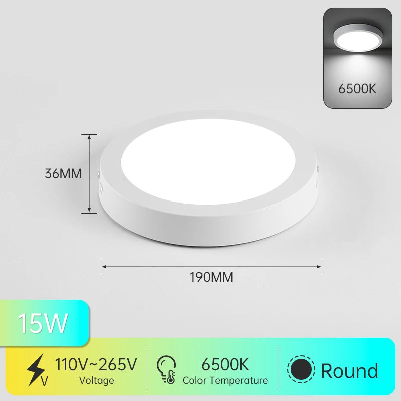Remote LED Ceiling Lamp Dimmable  40W 50W 60W