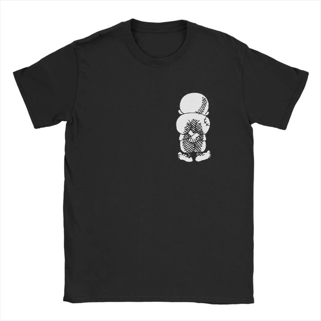 Men T-Shirt Palestine Handala National Symbol Funny Pure Cotton Tees Short Sleeve  T Shirts Round Neck Tops New Arrival