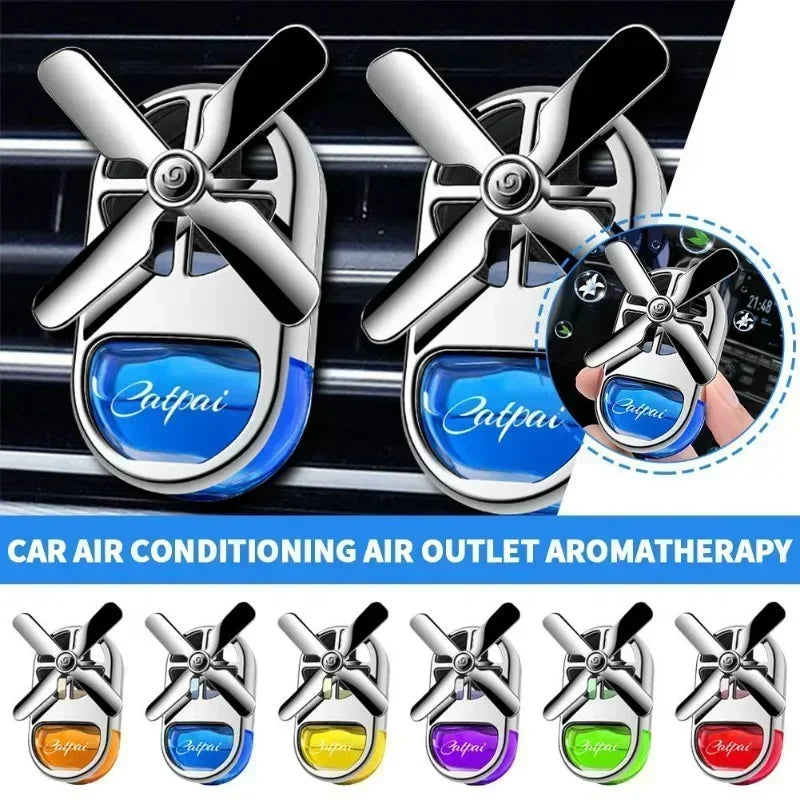 Car Fragrance Fragrance Lasting Light Car Perfume Air Conditioning Outlet Fan Interior Decoration Aromatreatment Decoration