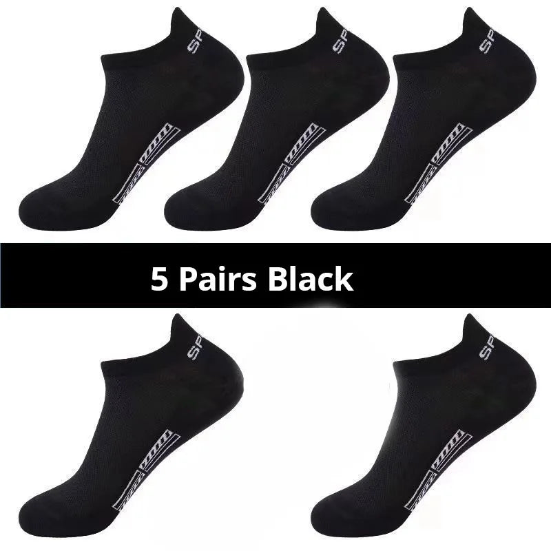 5/10/20 Pairs Of Mens Summer Thin Mesh Breathable