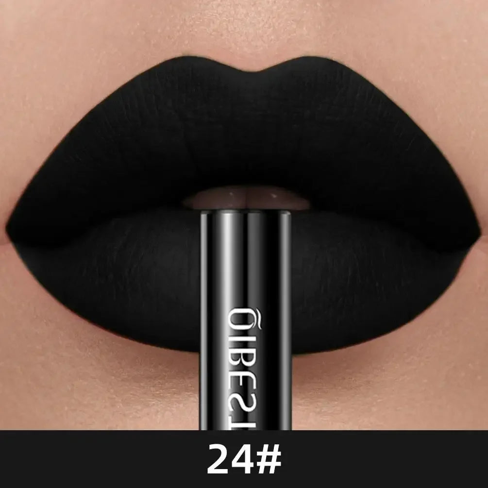 1 PC matte lipstick, non stick to cup, waterproof and long-lasting