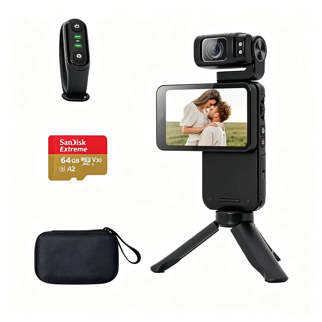 5K 4K Pocket Action Camera Camcorder Full Kit 2