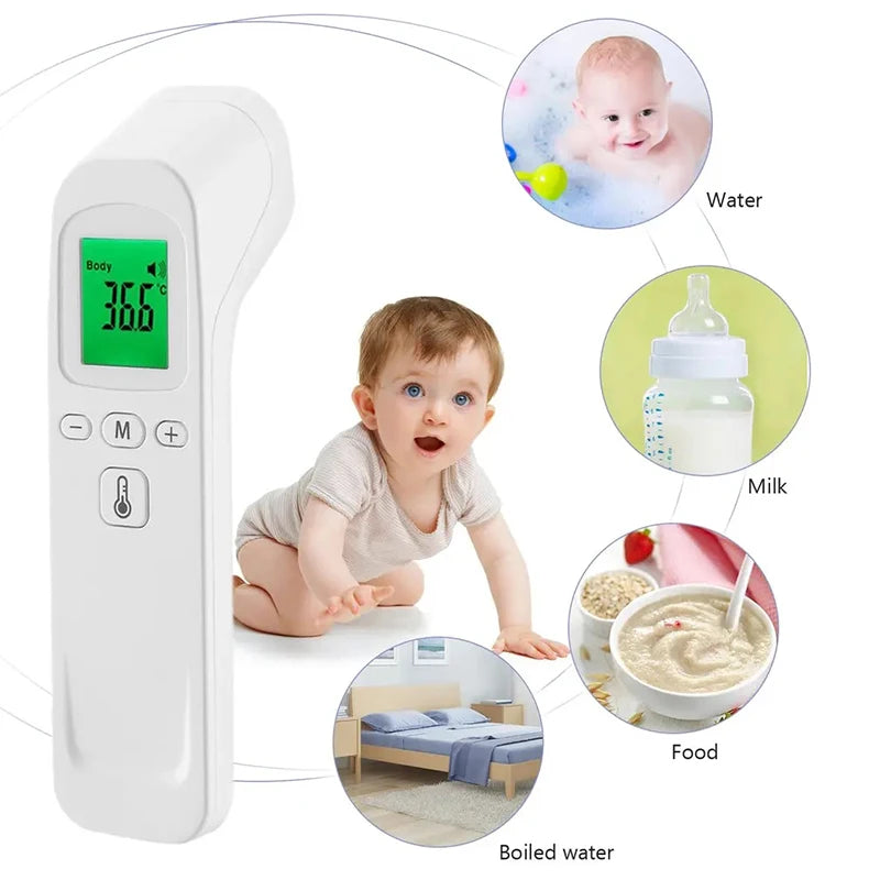 Infrared Thermometer Body Digital Electronic Non-contact Forehead Measure Temperature Tool ABS Forehead Thermometer