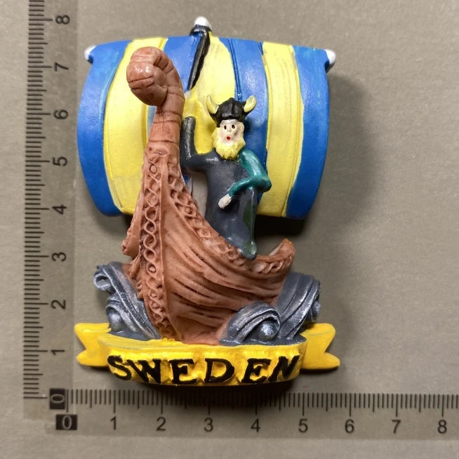 Sweden Amorous Feelings Fridge Magnets Tourist Souvenirs Crafts Refrigerator magnet Decoration Articles Handicraft Gifts