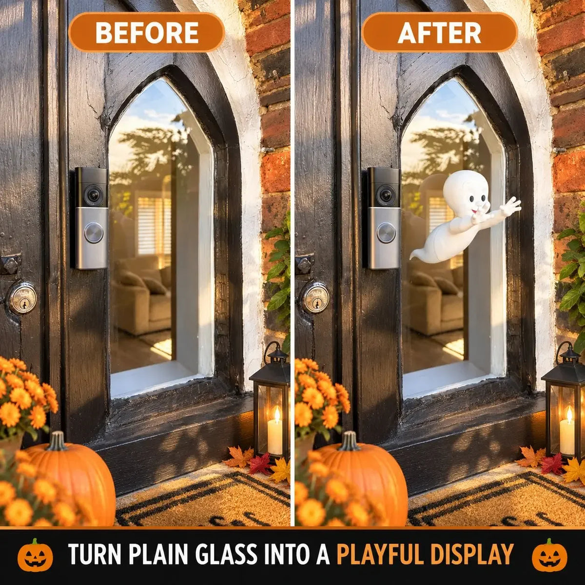 3D Flying Glass Ghost Decoration