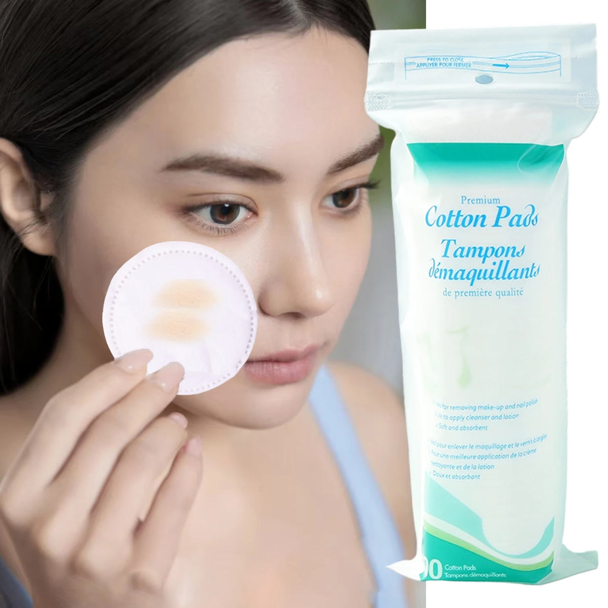 Disposable Soft and Breathable Circular Makeup Remover