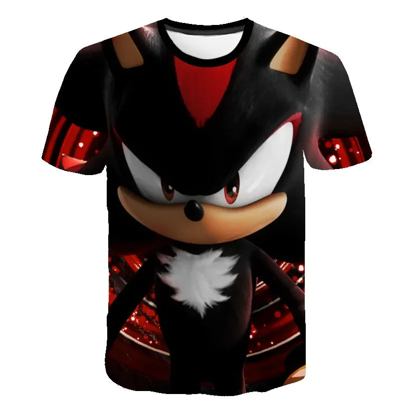 Boys 3D Printing Clothes New Cartoon T shirt Kids Clothing Boys Girls Cartoon Game Boy Summer Children T-shirt Tops