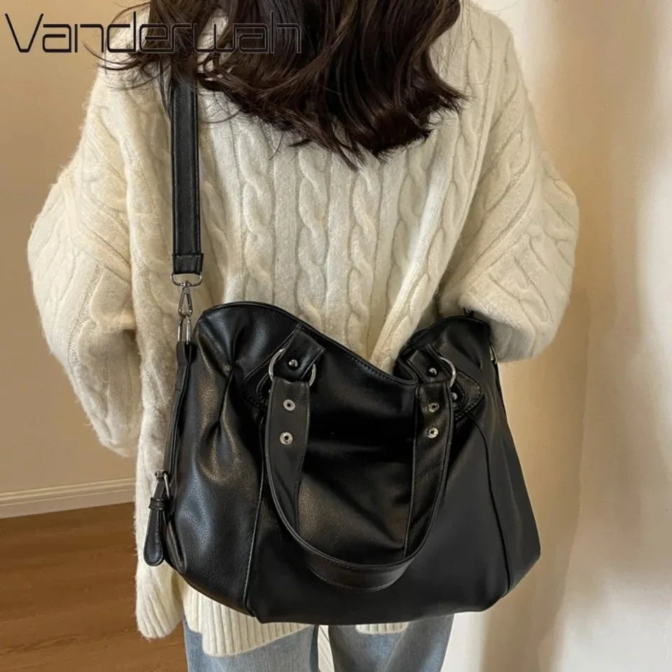 Women's Large Capacity Shoulder Casual Tote Bag Laptop Roomy Handbag