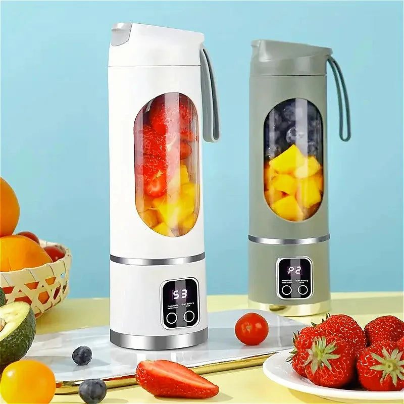 Blender Juicer Portable Electric Juicer 450ml 8 Blades Travel Juicer Machine