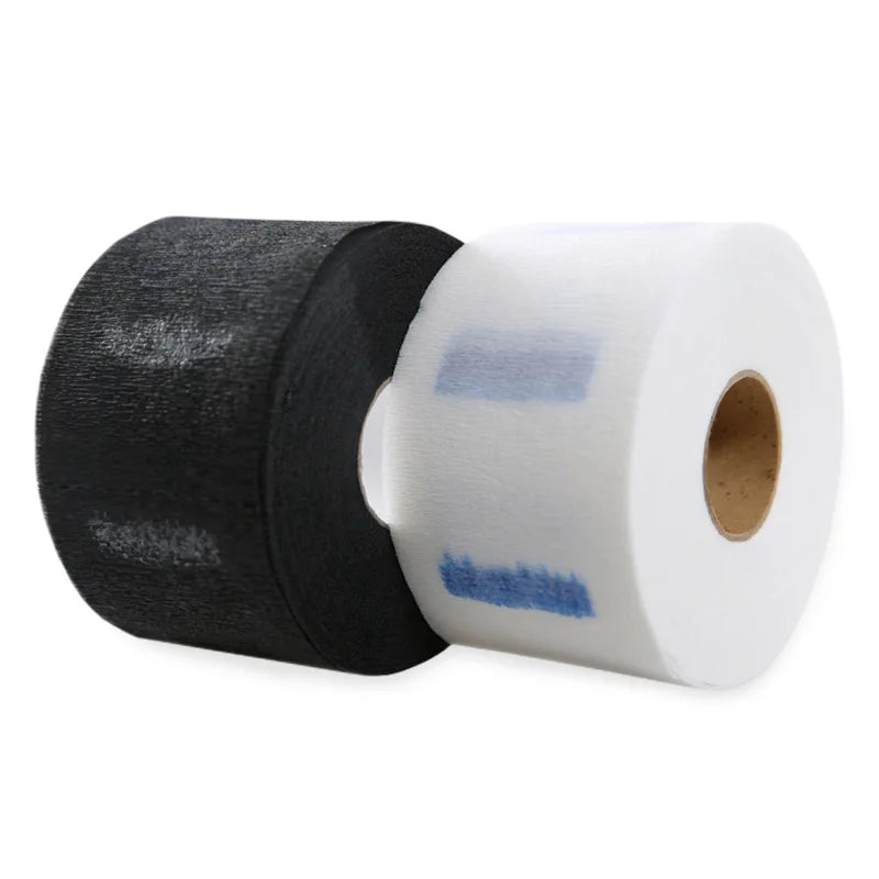 100PCS/Roll Disposable Hair Cutting Accessory Neck Paper Adjustable