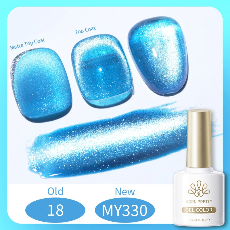 BORN PRETTY 117 Colors Cat Magnetic Gel Nail Polish 10ml