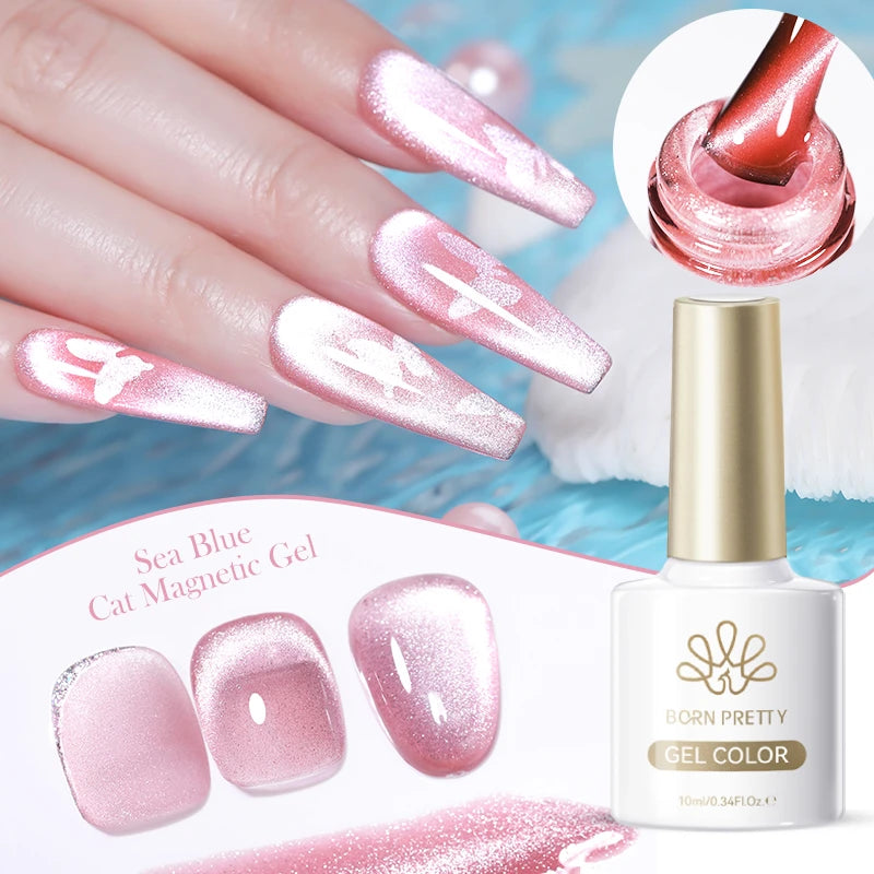 BORN PRETTY 117 Colors Cat Magnetic Gel Nail Polish 10ml