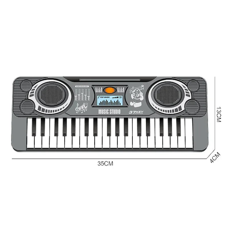 37/61-Key Digital Piano Keyboard for Kids – Portable Music Toy, Beginner Learning Instrument, Educational Gift for Boys Girls