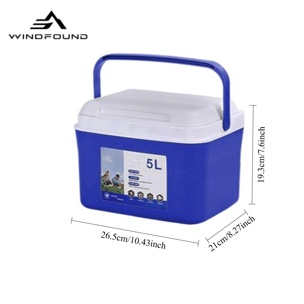 Portable Insulated Cooler 5L Car and Outdoor Cooler A Camping Essential Ideal for Outdoor Camping and Picnics