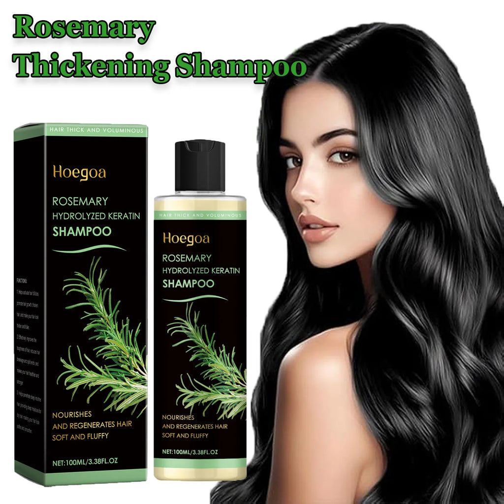 Rosemary Natural Shampoo Thickening & Strengthening Deep Nourishing Scalp Care.