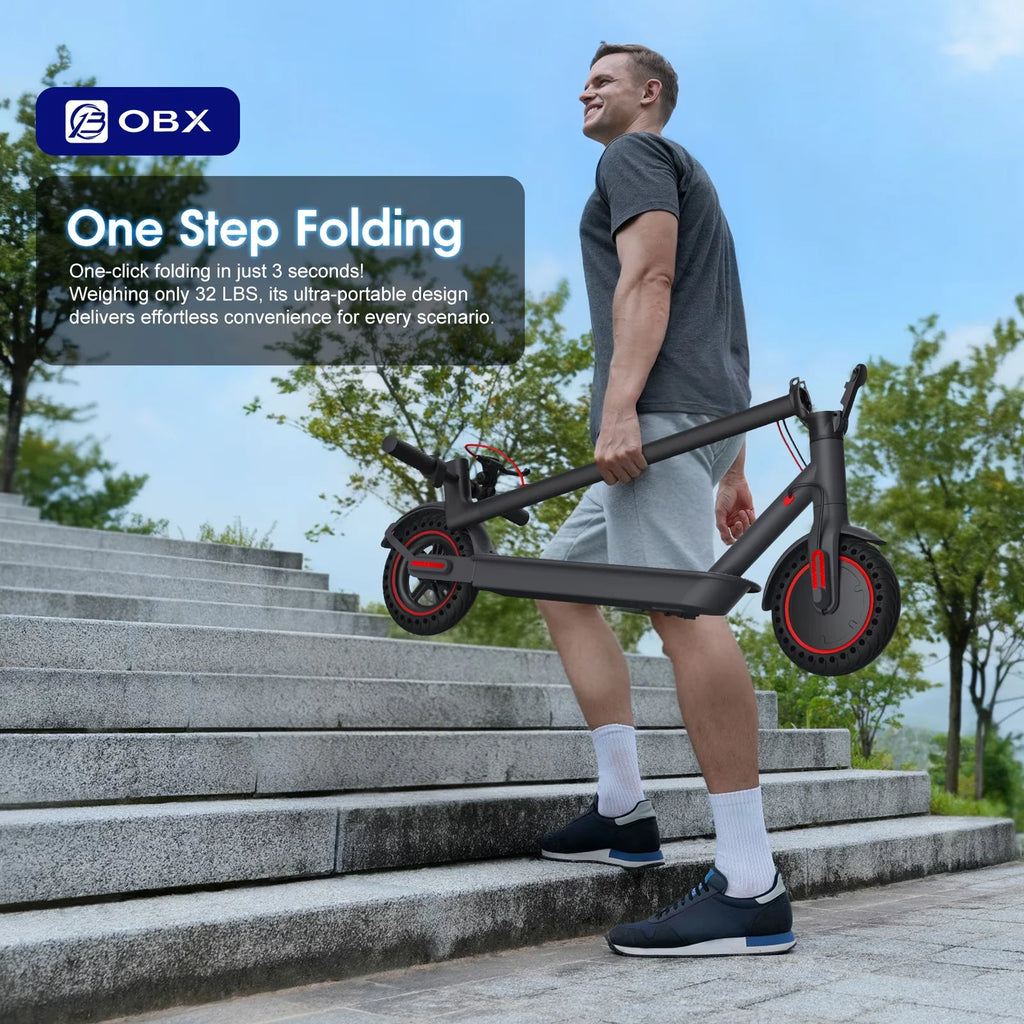 350W Electric Scooter for Adults 19mph Top Speed 21 Miles Max Range