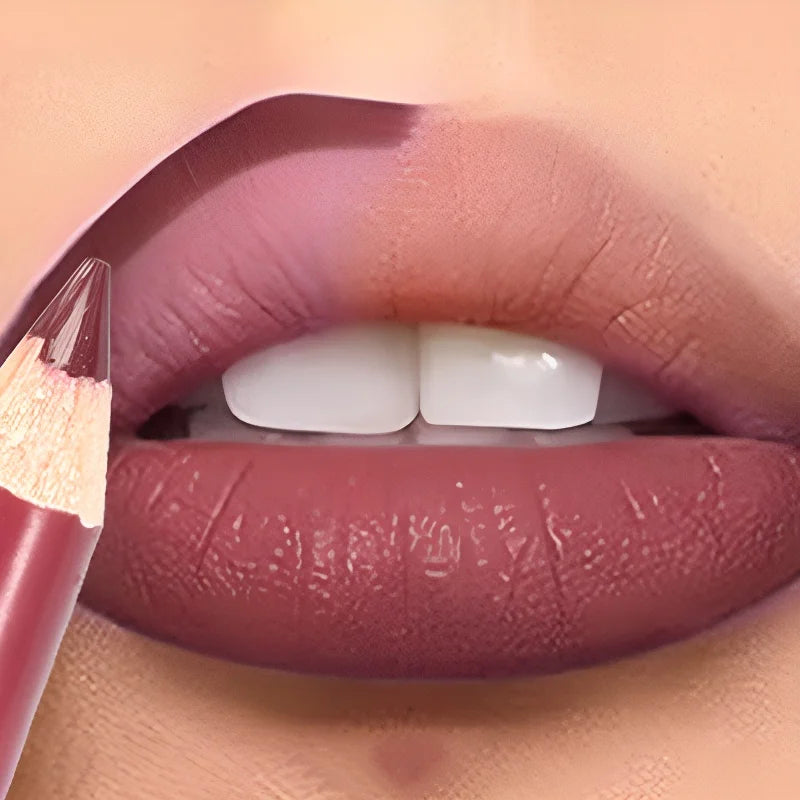 Dark Brown Waterproof Lip Liner Matte Long Lasting 28 Colors