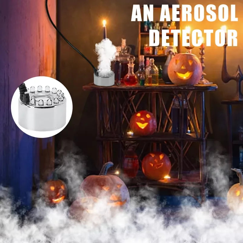 Mini LED Pumpkin Fog Machine Water Fountain Pond Mister for Halloween,