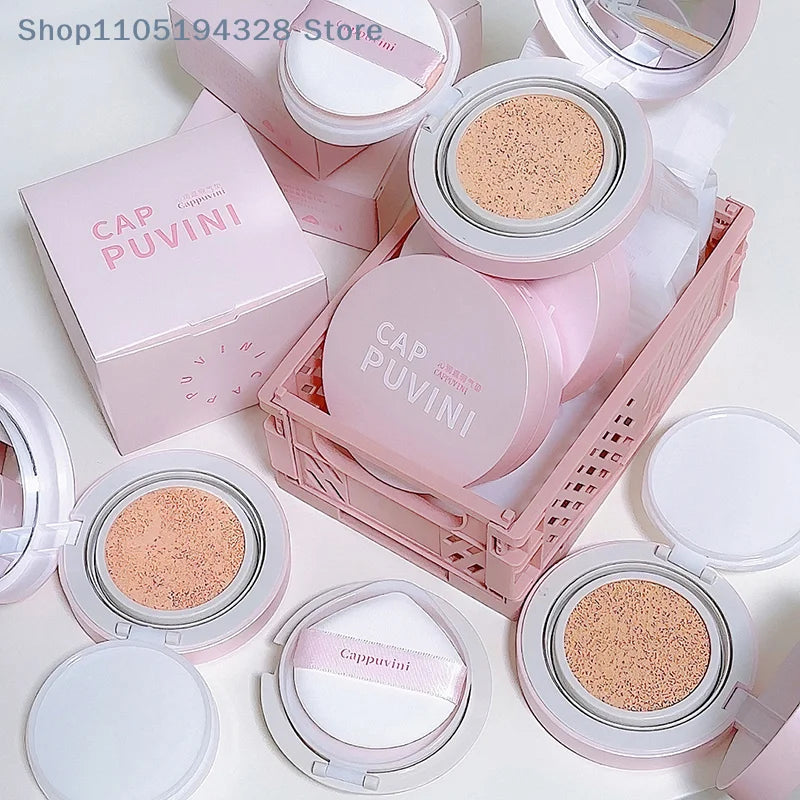[MP]Cappuvini Moisturizing Air Cushion Cream Light Waterproof Natural Liquid Foundation Brightens Skin Tone Air Cushion BB Cream