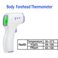 Non-Contact IR Thermometer Fast measure Light or portable Fingertip medical equipment SpO2 PR monitoring oximeter