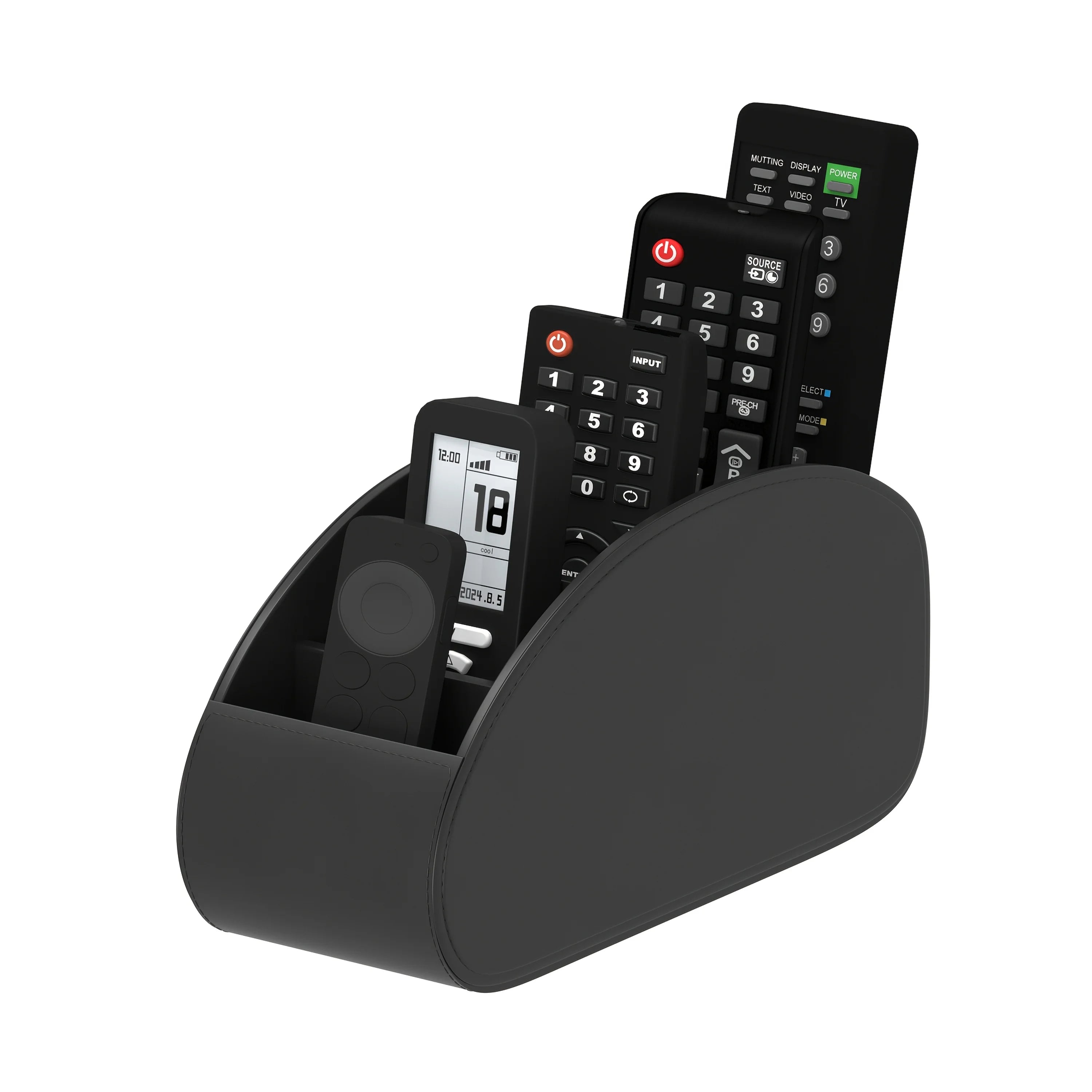 1pc Control Holder - Remote Caddy Tray Organizer for TV, Media Players, Pens,  Space-Saving Desktop & Bedside Table Organizer