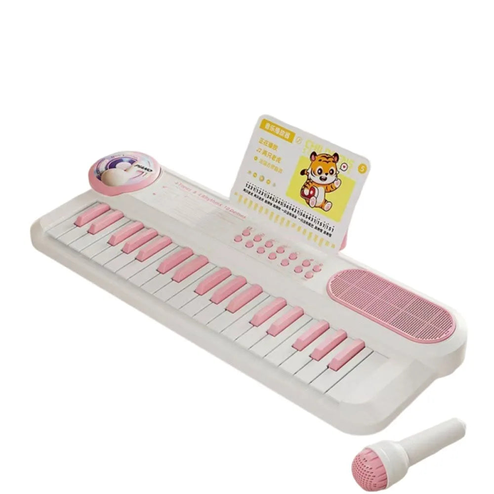 37 Keys Kids Piano Keyboard Multifunctional with Microphone