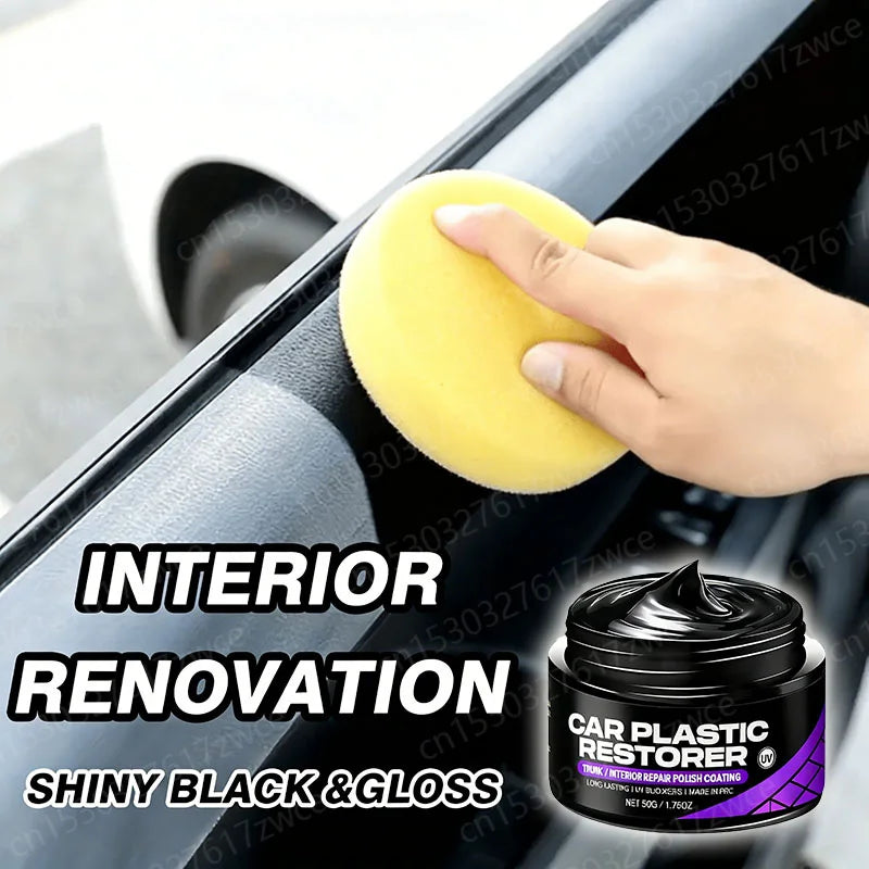 Auto Plastic Restorer Back To Black Gloss Car Interior Leather & Panel Renewal Wax Coating Agent Auto Polish And Repair Coating