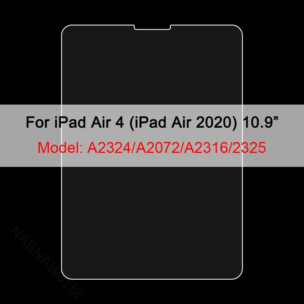 3Pcs Tempered Glass Film For Apple iPad 10th 9th 8th 7th Mini 6 5 4 3 For Apple iPad Air 5 4 3 Pro 12.9 11 2022 2021 2020 2018