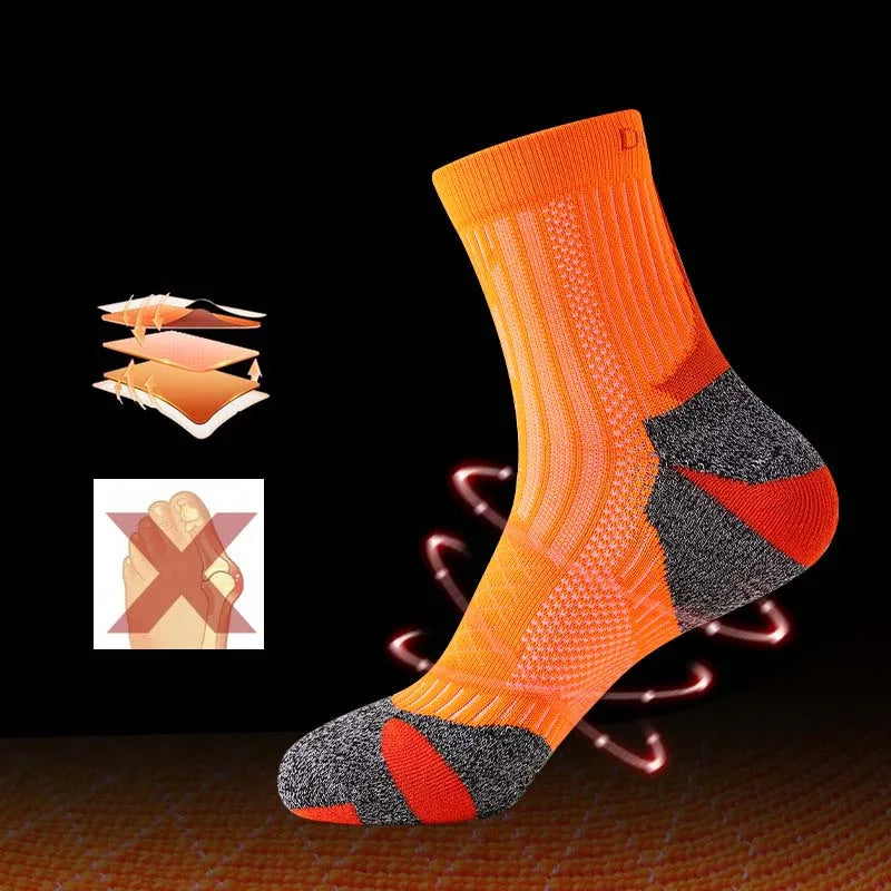 Professional Running Socks Breathable Sweat Absorbing
