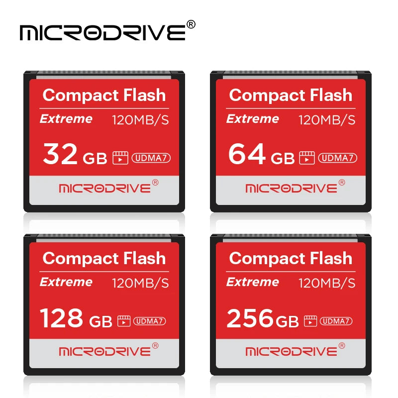 100% Original Real Capacity Memory Card 64GB CF Card 32GB 128GB 256GB Compact Flash Card For Camera computer