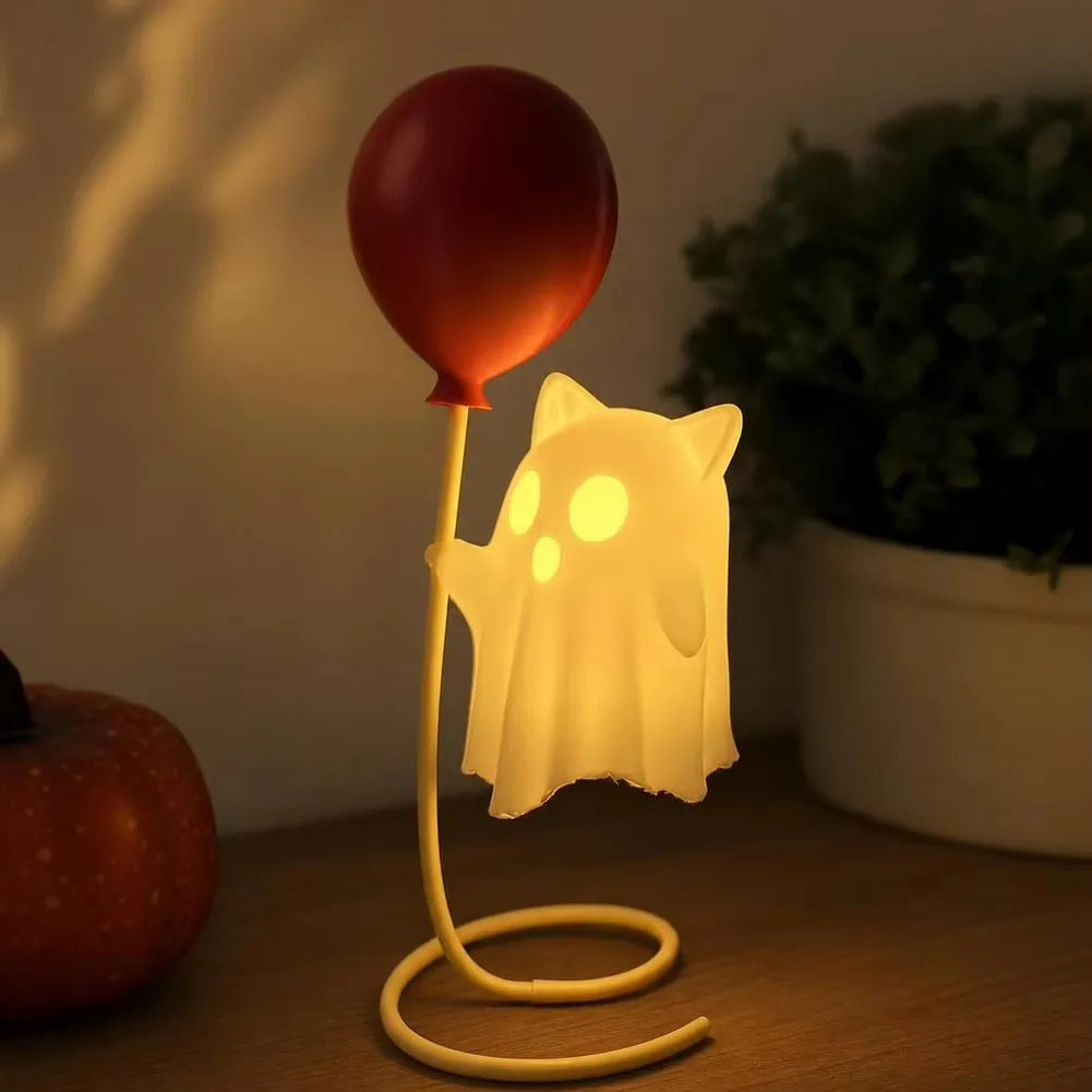 Spooky Ghost Night Light Halloween Vibe Cute Ghost