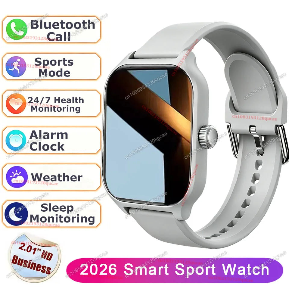 2026 Smart Watch 2.01'' Waterproof Fitness Sports Watch