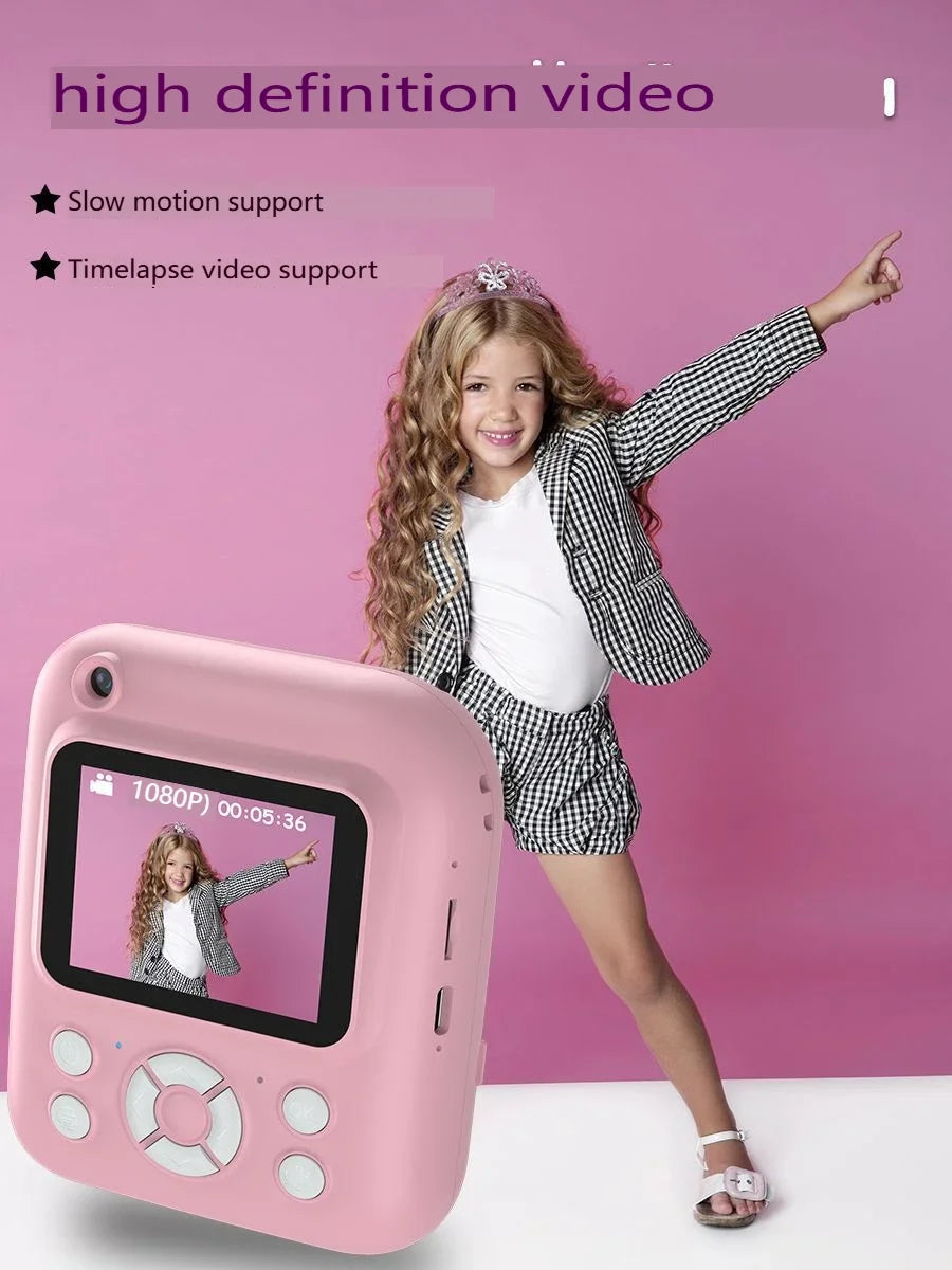Kids Camera Instant Print,Instant Camera for Kids,2.5K UHD Digital