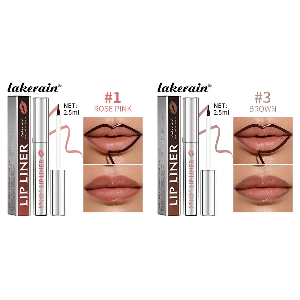 Magic Peel Off Lip Cosmetic Matte Lip Liner Pencil Long Lasting Waterproof