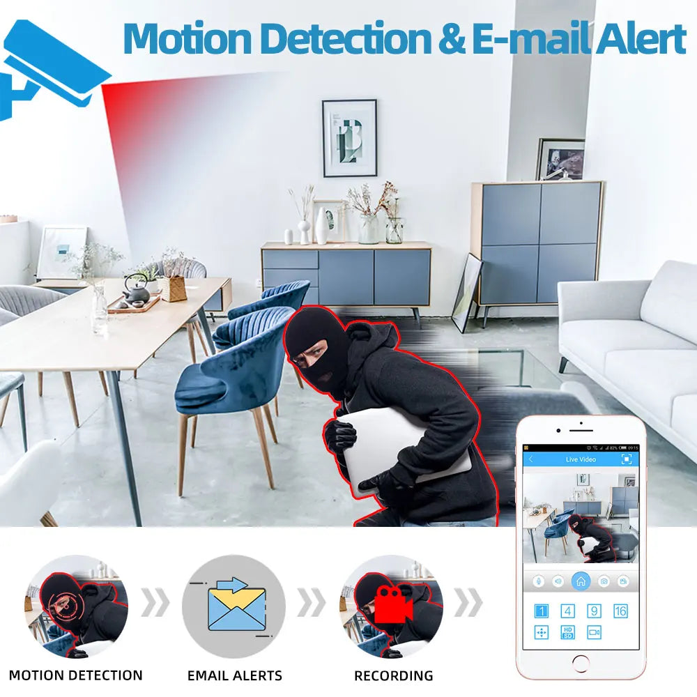 8MP 5MP AHD Camera High Definition Home Surveillance IP66 Waterproof