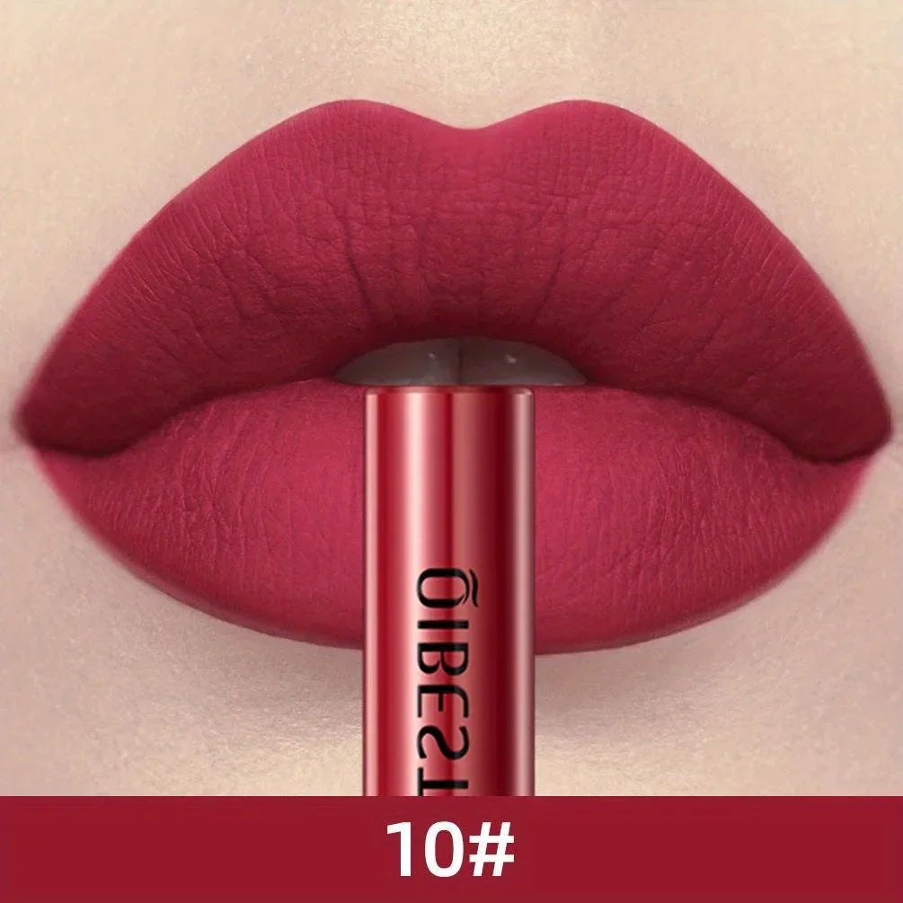 1 PC matte lipstick, non stick to cup, waterproof and long-lasting
