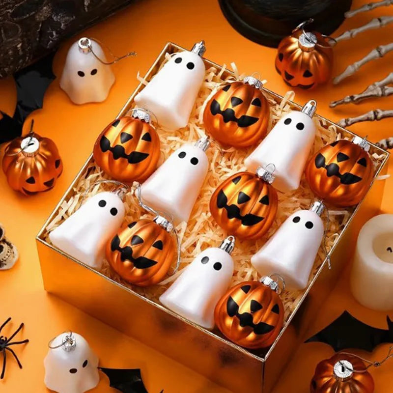 20PCS Halloween Pumpkin Ghost Hanging Ornaments