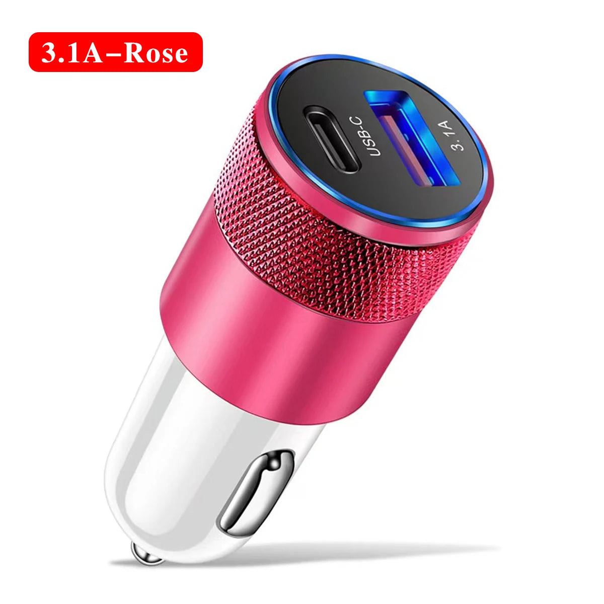 66W USB Car Charger Type C Fast Charging Phone Adapter
