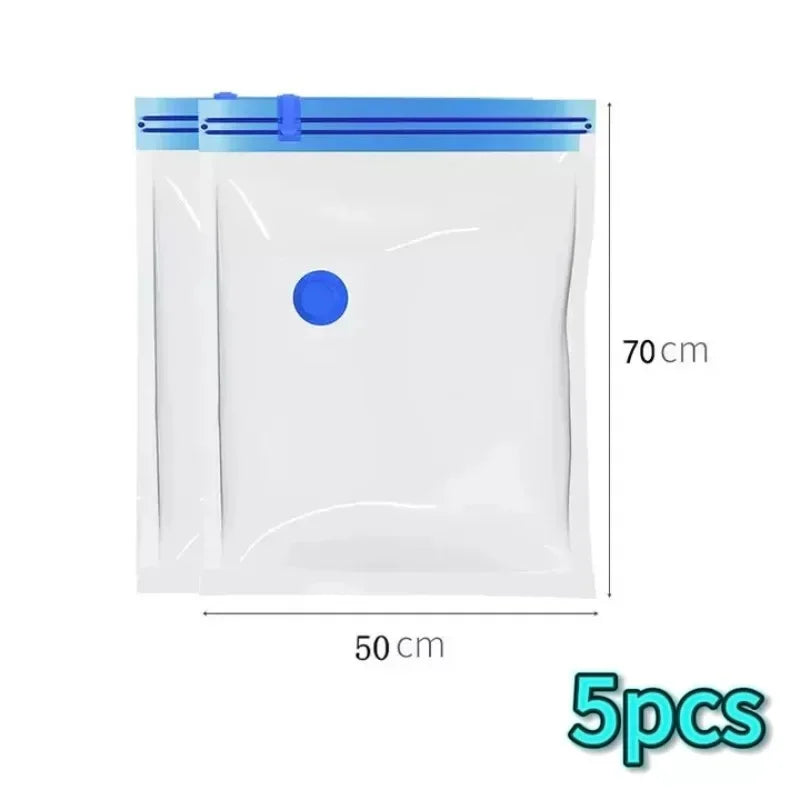 Thickened Vacuum Compression Bag Transparent Quilt Vacuum Bag Storage Bag Household Clothing Storage and Sorting Bag