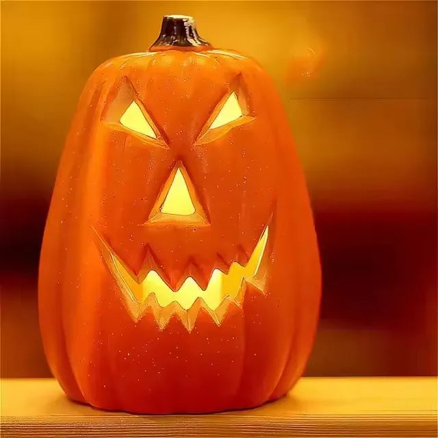Halloween Glowing Pumpkin Decor LED Triple Layer Light Up