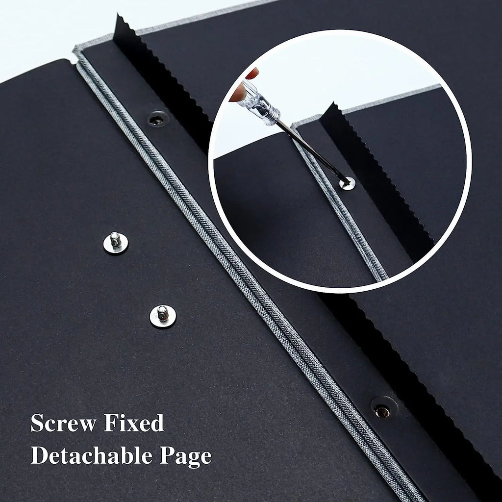 Large Photo Album Self Adhesive 20 Sheets/40 Pages DIY Bookshelf Album for Baby Family Anniversary Wedding Photo Storage