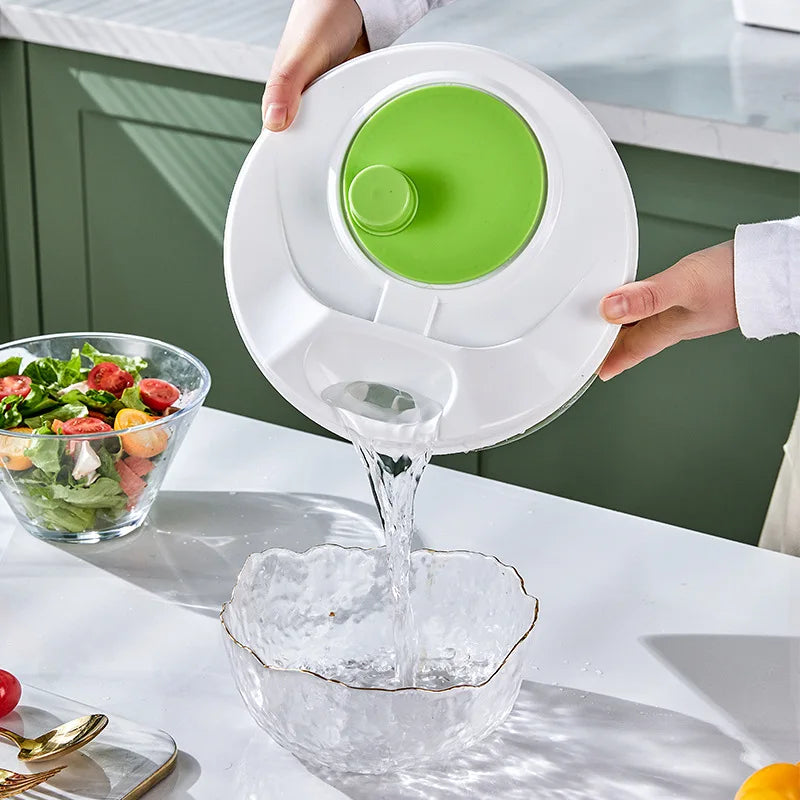 Multifunction Salad Spinner Lettuce Dryer Manual Vegetable