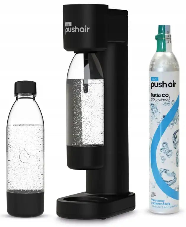 Dafi PushAir water Saturator + 1x 0.7L bottle + CO2 cartridge set
