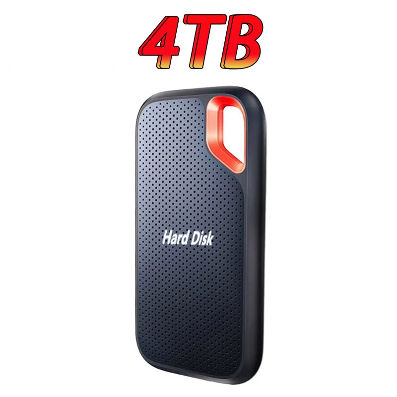 2TB External Hard Drive Portable SSD USB-C Fast & Compact  Data Storage for Laptop Mac PC
